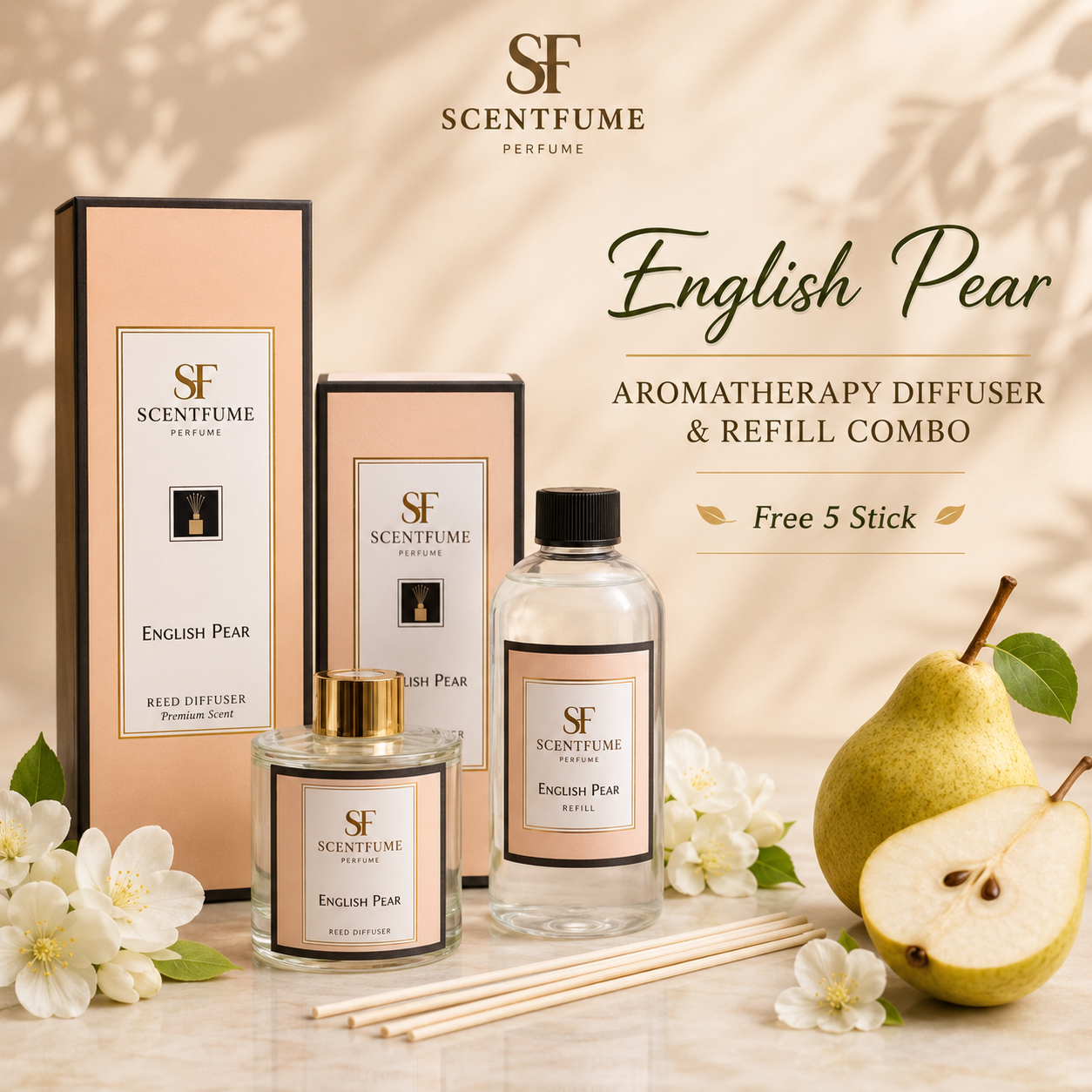 Pewangi Rumah Diffuser English Pear